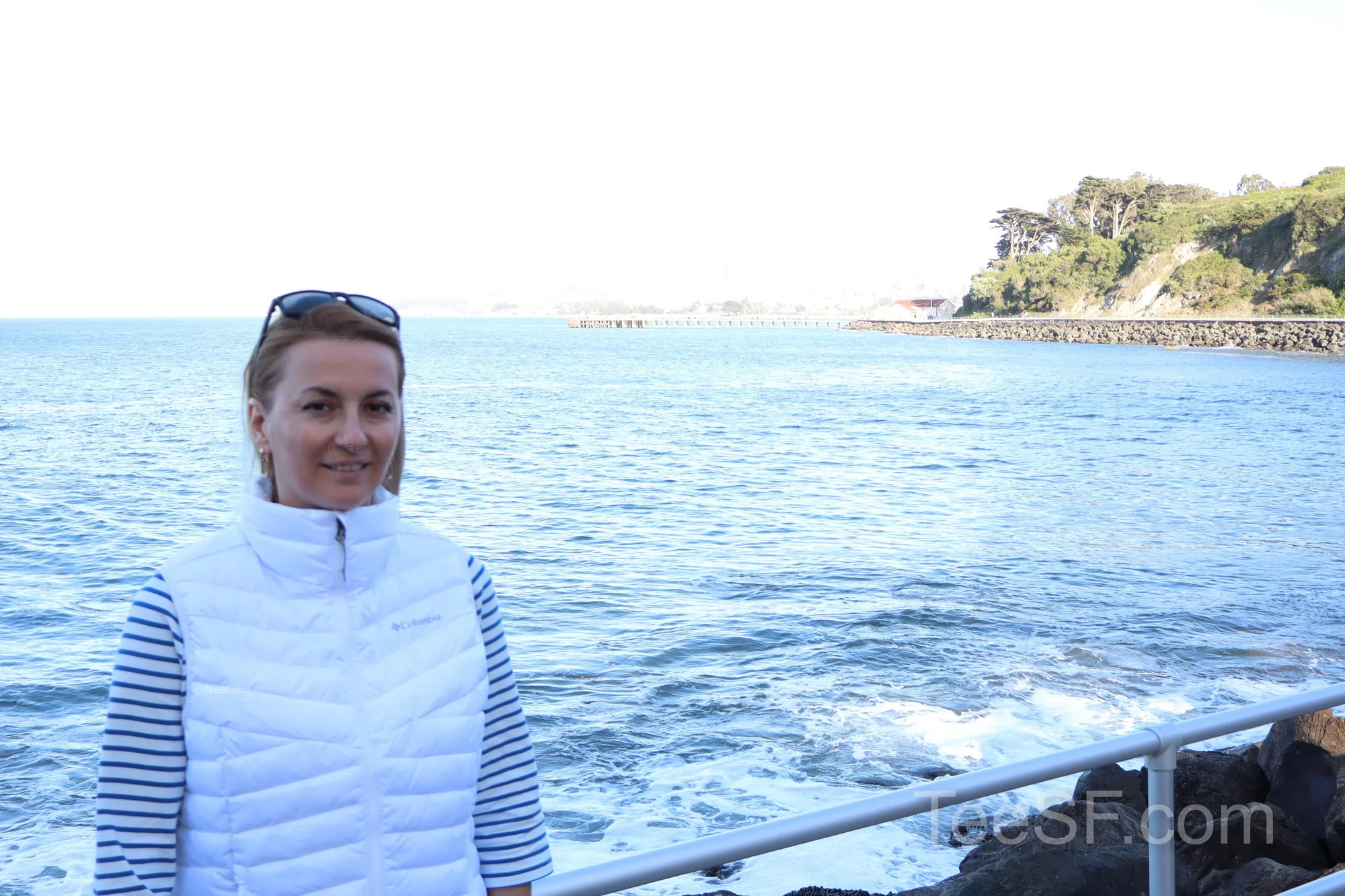 golden Gate Beach Waterfront Portrait during a Stripe Sessions 2026 visit in San Francisco.